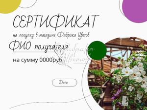 Подарочный сертификат 2000 руб.